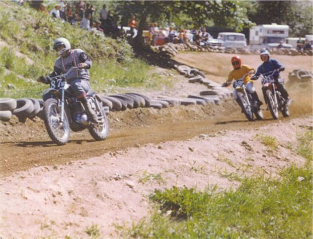 The Jolly Rogers Motorcycle Club Race Track Circa 1970-1972