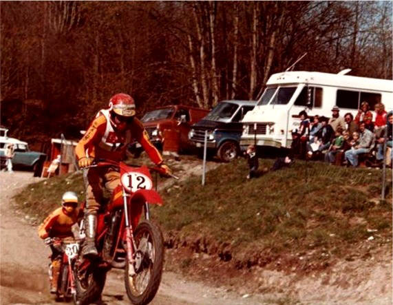Jolly racer Vern Hubuer in mid 70's